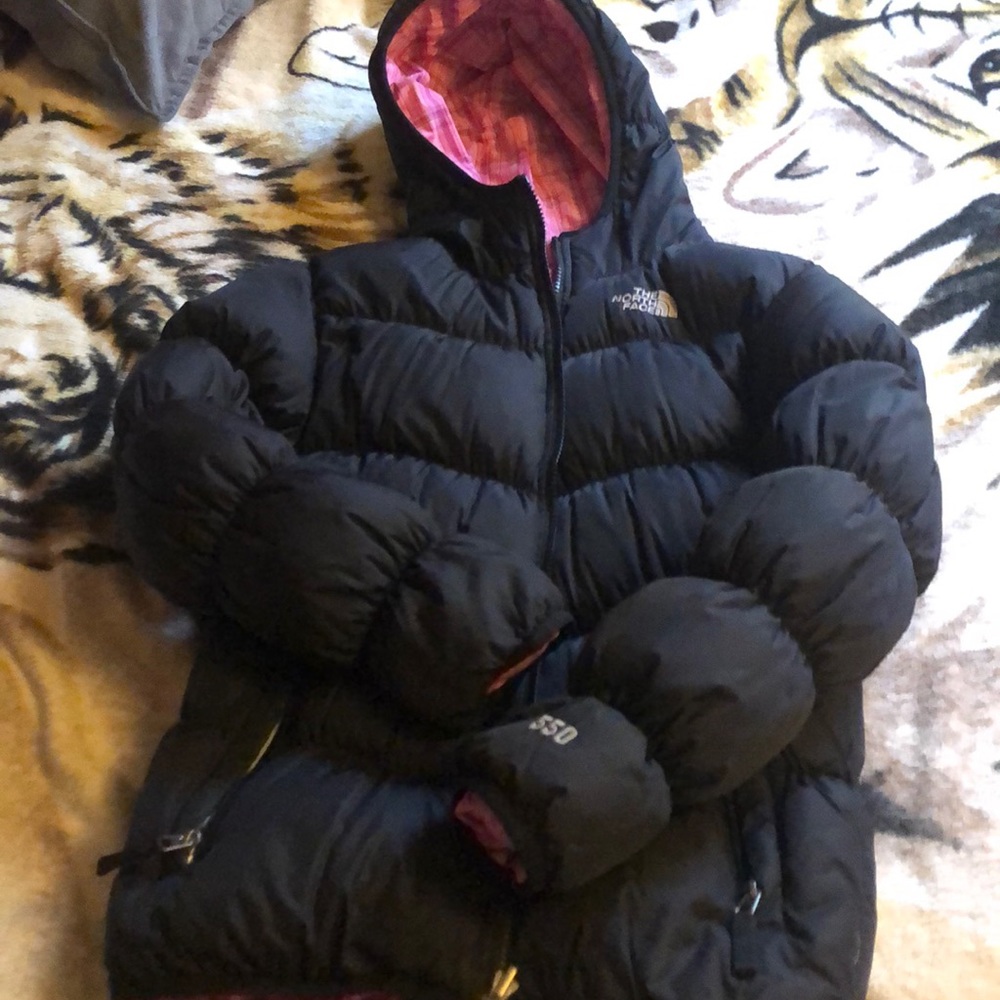 Girls reversible northface